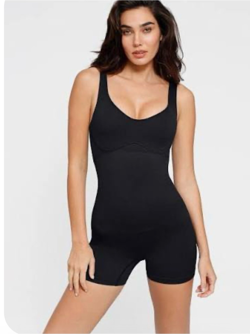 Seamless Black Shaping Bodysuit - Women Intimates & Sleepwear
